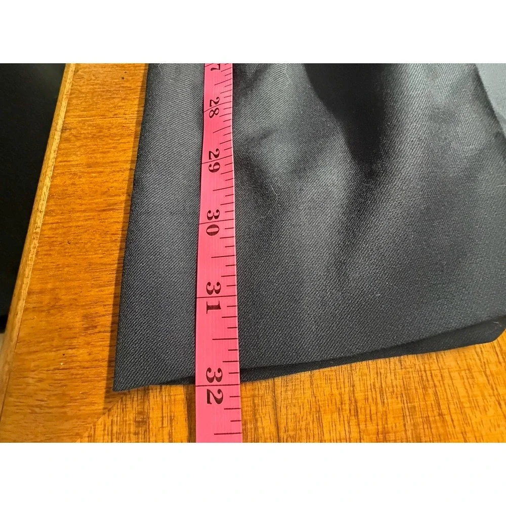 Corneliani Master Men's 40X32 Dark Navy Blue Italian Wool Dress Pants Trousers